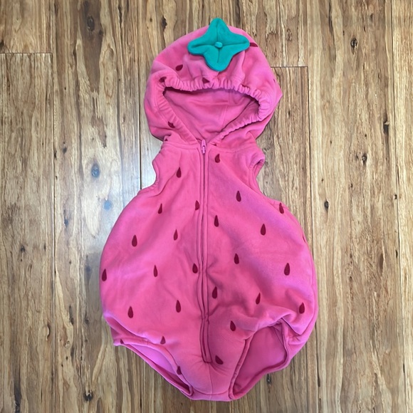 Carters 3-Piece Strawberry Costume - Picture 5 of 8